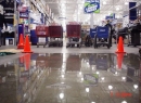 Warehouse concrete floor selaed