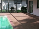 patio concrete sealed by Microguard